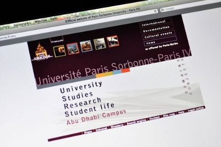 Université Paris-Sorbonne (Paris IV) webpage