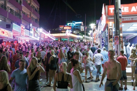 Street in Magaluf