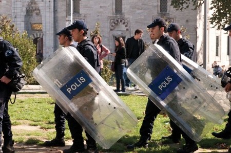 Turkish riot police