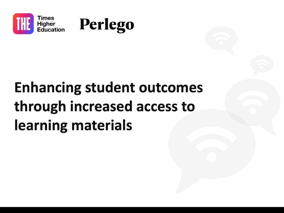 Enhancing student outcomes through increased access to learning materials