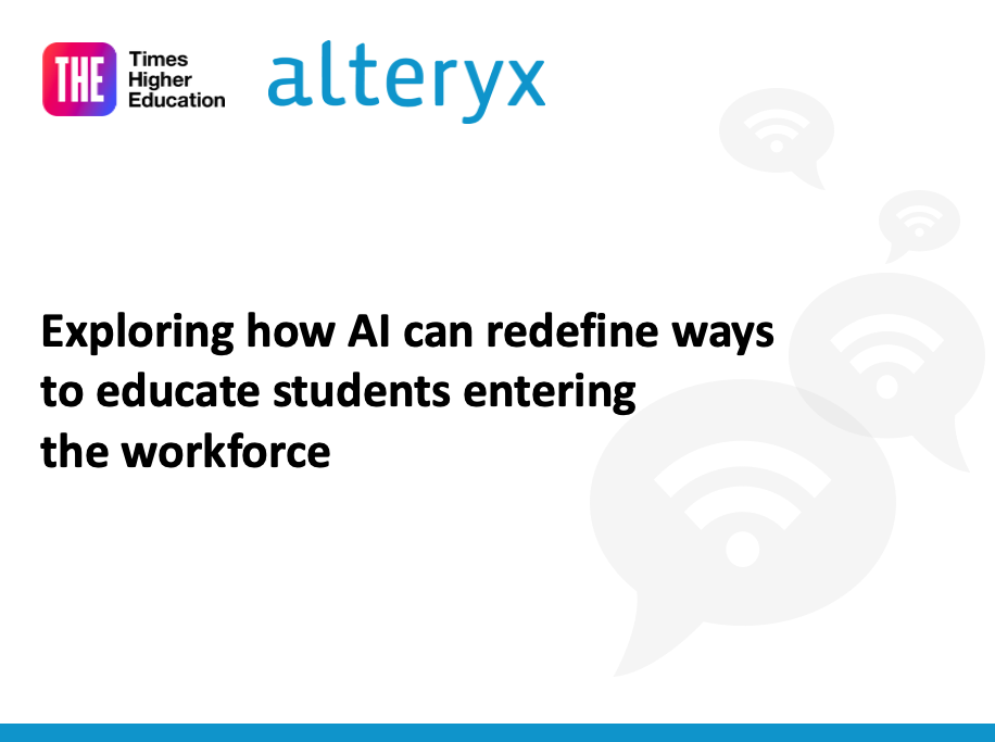 Exploring how AI can redefine ways to educate students entering the workforce