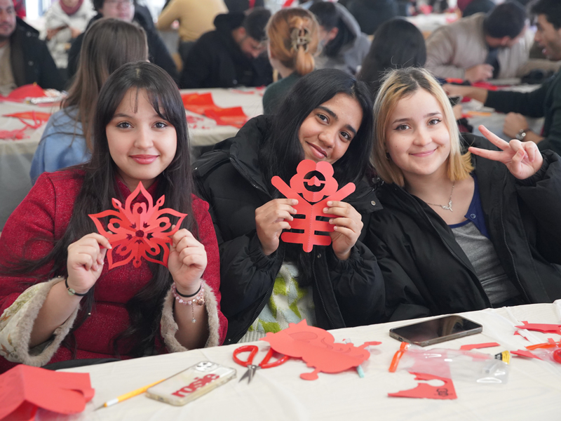 International students take part in one of Beijing Institute of Technology's events
