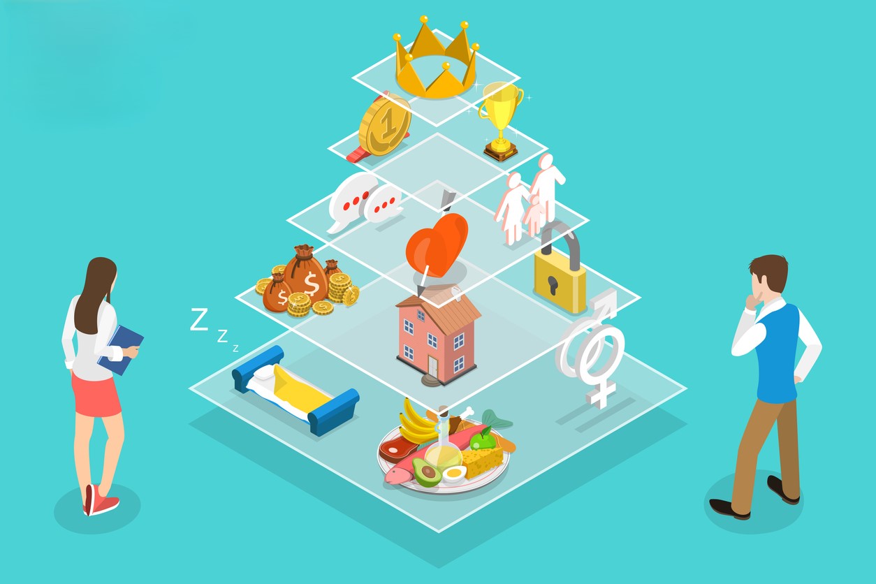 Illustration of Maslow's hierarchy of needs