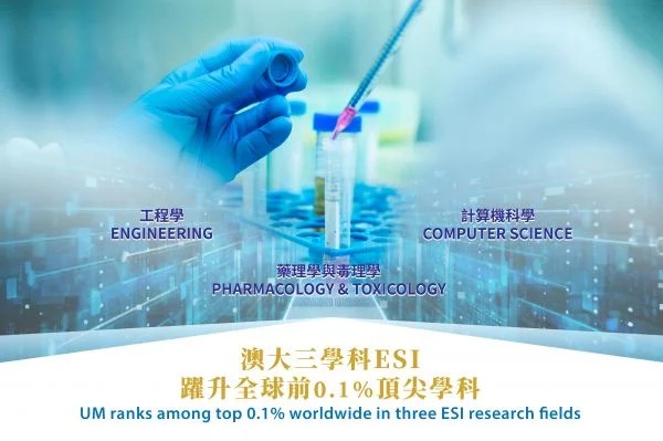 415567-澳大三學科ESI躍升全球前0.1頂尖學科-600x399