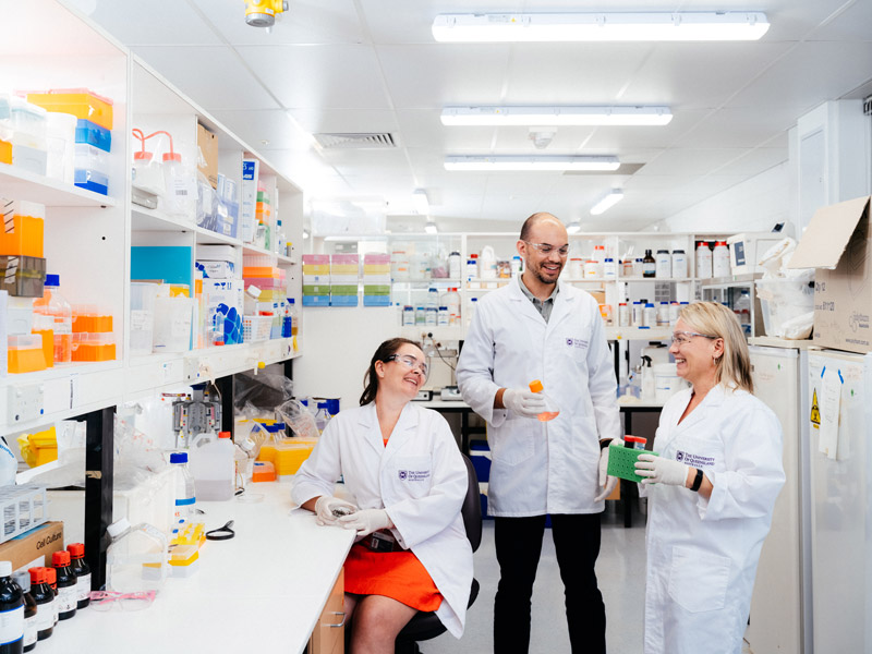 Researchers in the School of Chemistry and Molecular Biosciences at the University of Queensland