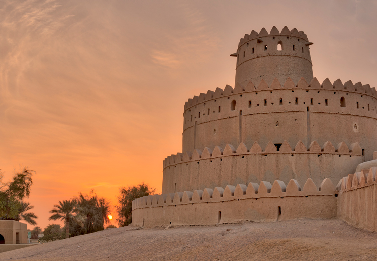 Al Jahili fort in Al Ain, UAE