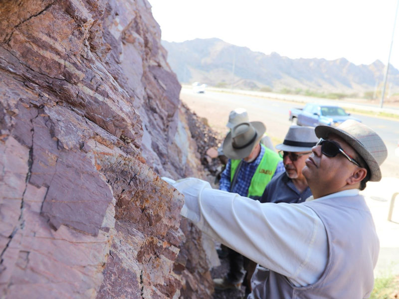 Fares Howari, dean of the College of Humanities and Sciences and director of the general education programme at Ajman University with colleagues