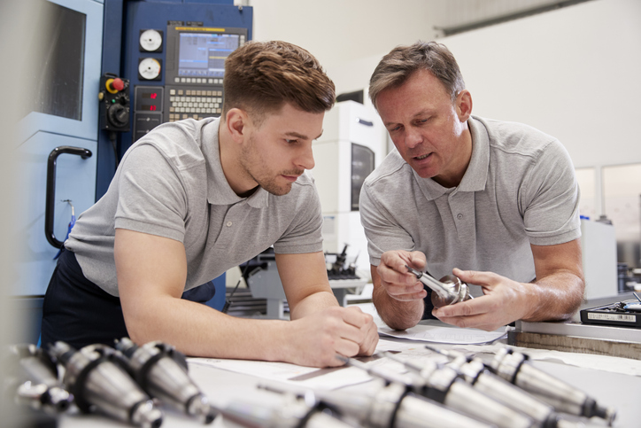 An engineering apprentice