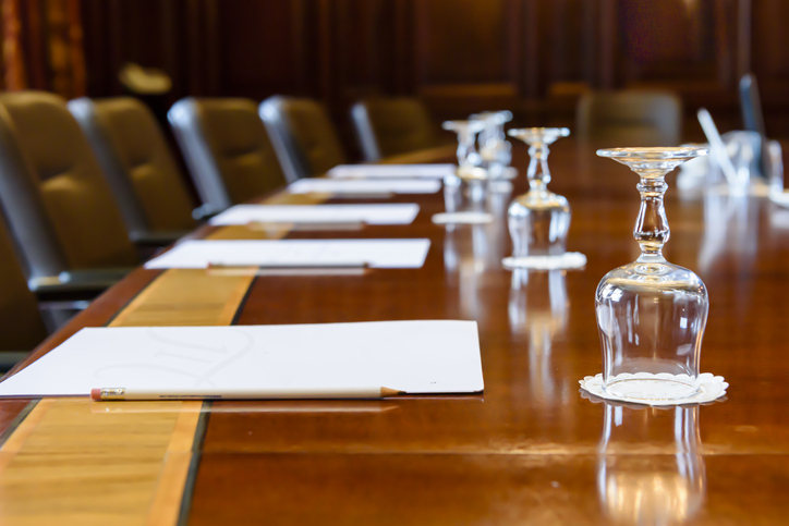 A boardroom