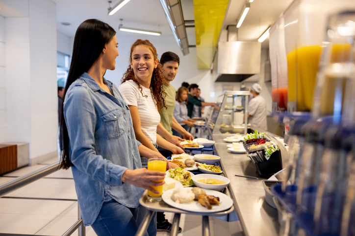 A university canteen
