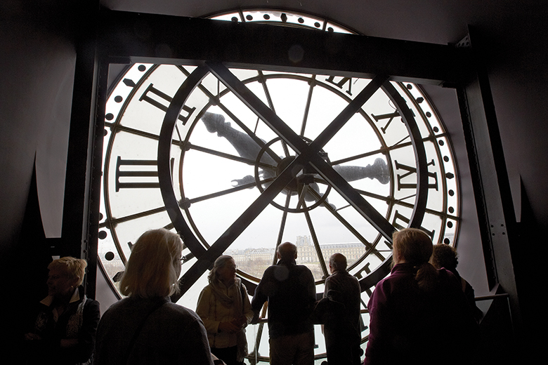 View from clock at Musee d'Orsay