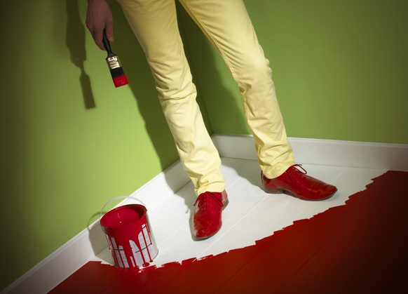 Painted into a corner
