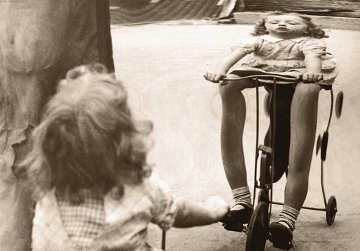 A child looks in a distorted mirror, illustrating the Home Office's immigration rules