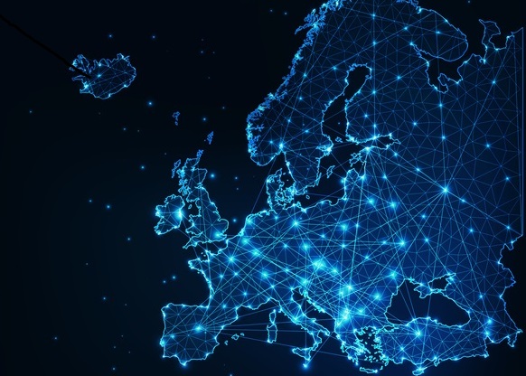 A network map of Europe