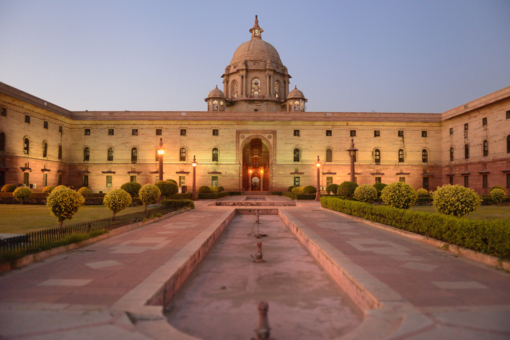Indian parliment in New Delhi