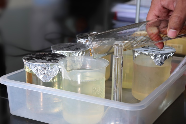 A chemistry lab
