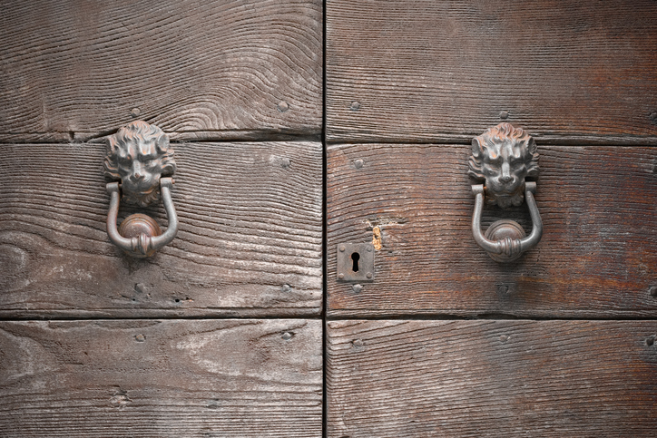 Shut door