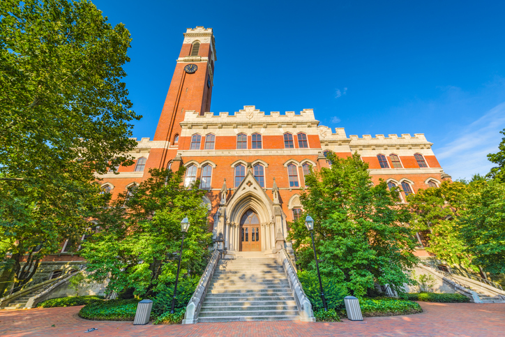 Kirkland Hall on the campus of Vanderbilt University