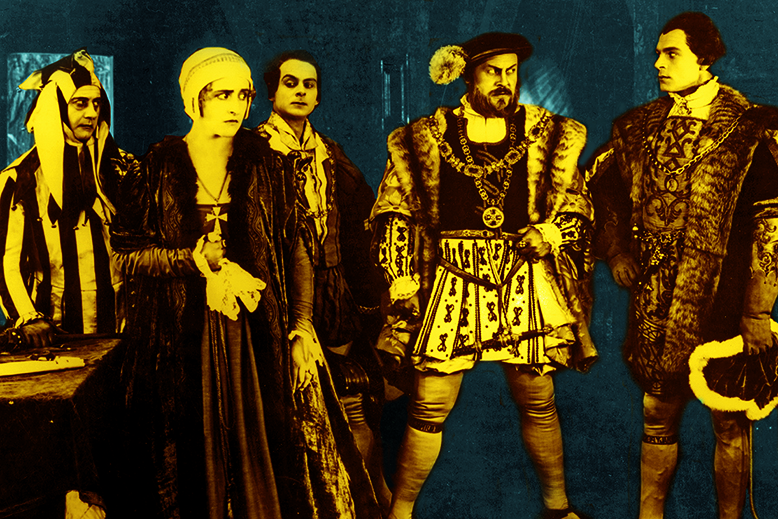 The king is looking suspicious and Anne Boleyn very worried in a scene from the film 'Anne Boleyn' for a metaphor for are you a toxic enabler?