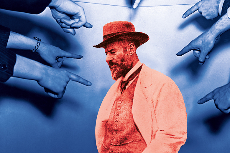 Max Weber montage illustrating opinion about shame and humiliation in academia