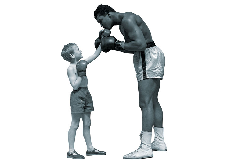 Cassius Clay versus Henry Cooper 1963 to illustrate pressing threats