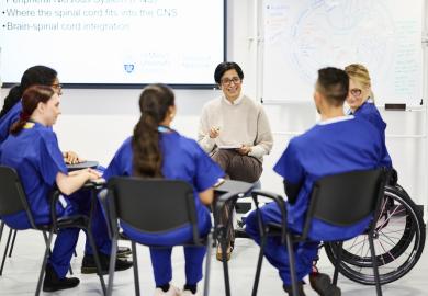 Sonia Kumar teaching students