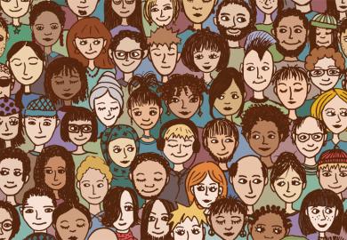 Faces in a crowd