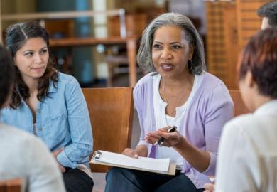 Black senior female academic 