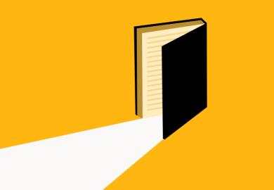 A book opens like a door, symbolising university access