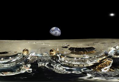Image from China's mission to the Moon
