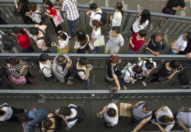 China queue
