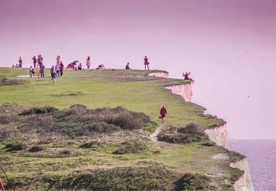 white cliffs