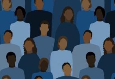 Lots of black and brown faces