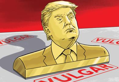 Dan Mitchell illustration of Donald Trump (3 November 2016)