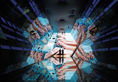 Life sized digital kaleidoscope