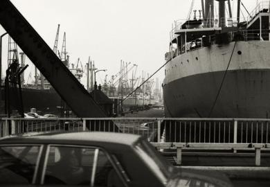 Docks in historical London