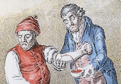 draining blood