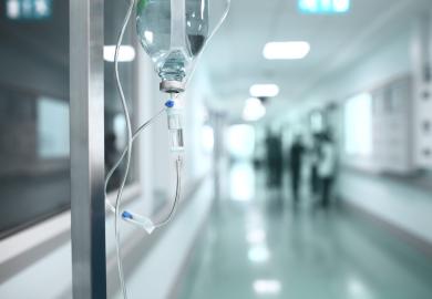 Drip in hospital
