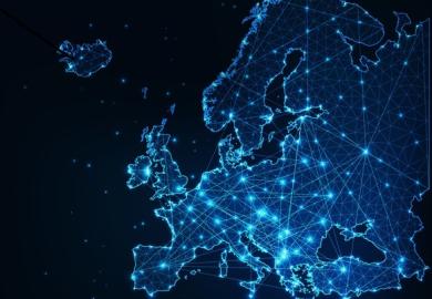 A network map of Europe