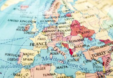 Europe map