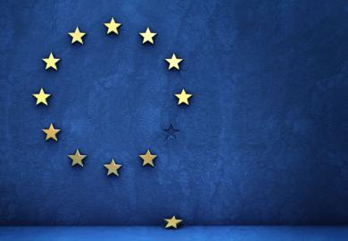 European Union (EU) flag missing star (Brexit)