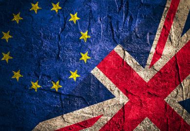 Europe UK flags