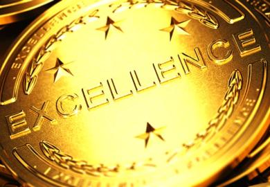An excellence medal