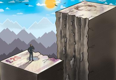 Falling pound