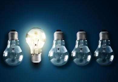 Five lightbulbs