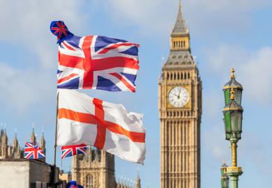 Flags of United Kingdom and England, Houses of Parliament