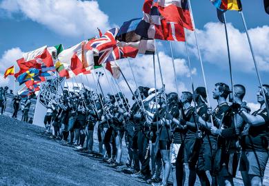 European flags