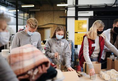 A food bank