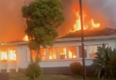 The fire at the University of Fort Hare