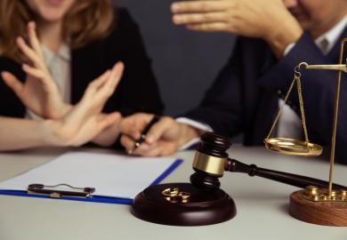 A judge's gavel